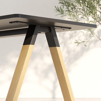 Knights Ligna Fixed Desk Scallop & 30mm Radius Corners 1500, 1600, 1800 & 2000 Range