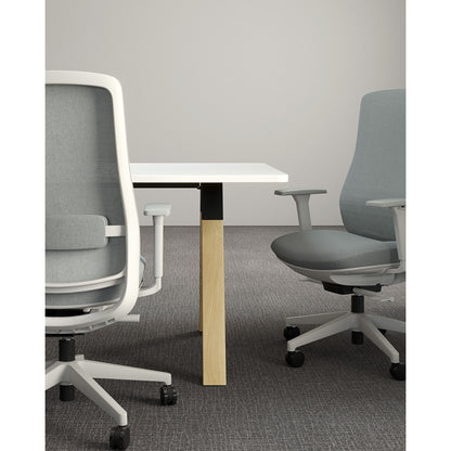 Knights Ligna Fixed Desk Scallop & 30mm Radius Corners 1500, 1600, 1800 & 2000 Range