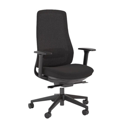 Knights Lume Black Mesh Chair