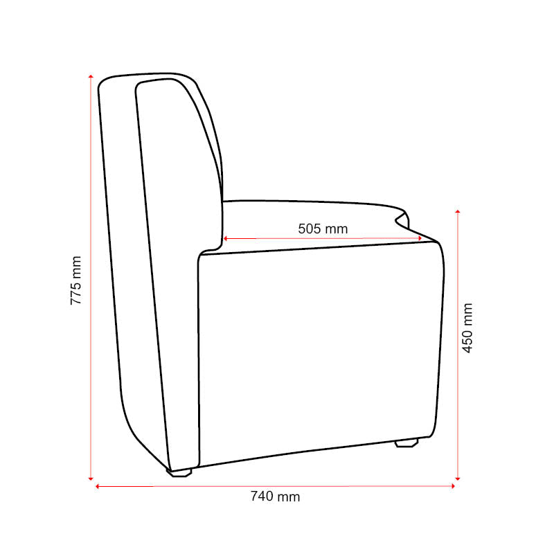 Konfurb Arco - Concave with back