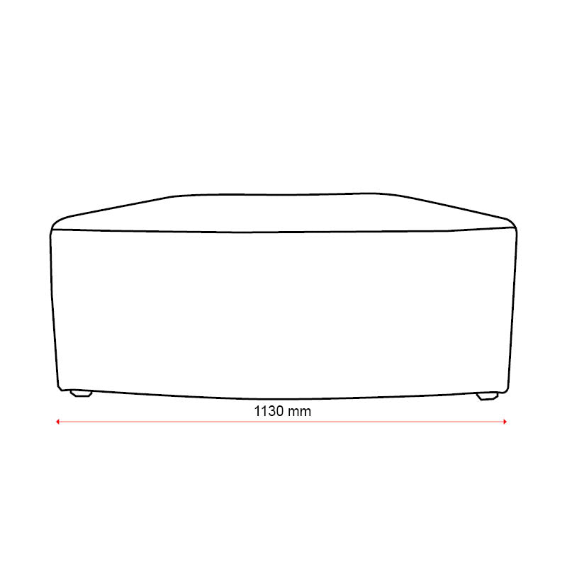 Konfurb Arco - Curved Ottoman