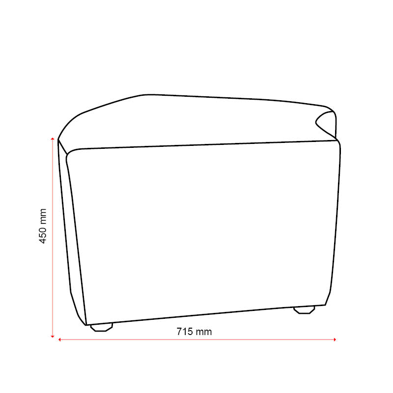 Konfurb Arco - Curved Ottoman