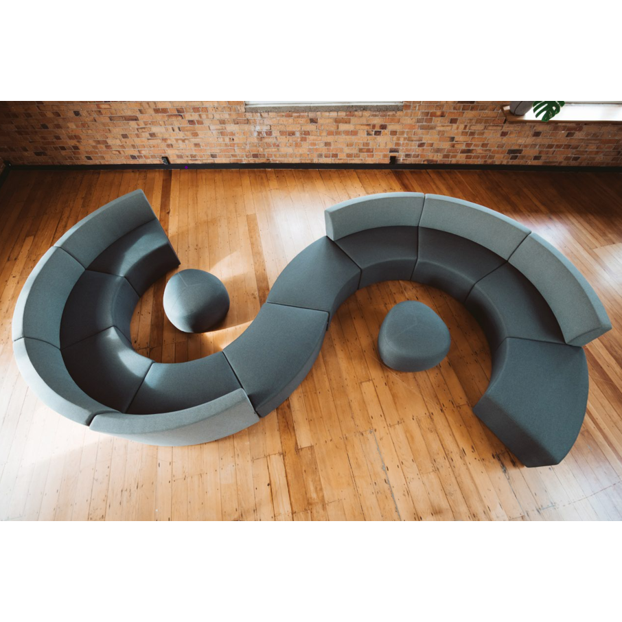 Konfurb Arco - Curved Ottoman