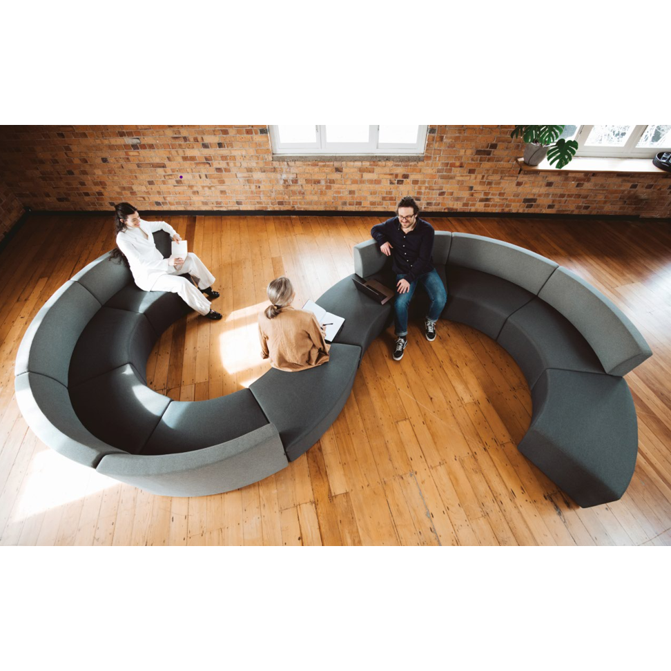 Konfurb Arco - Curved Ottoman