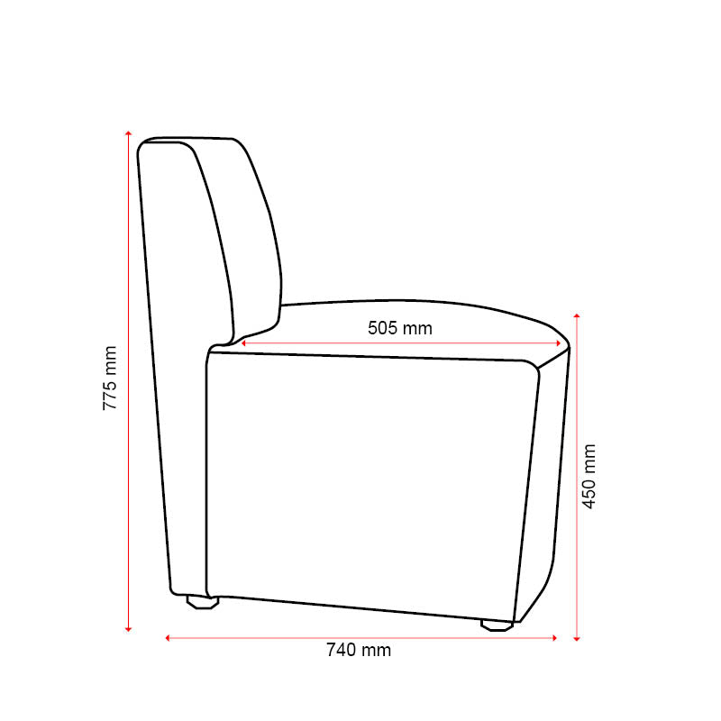 Konfurb Arco Series - Convex with back
