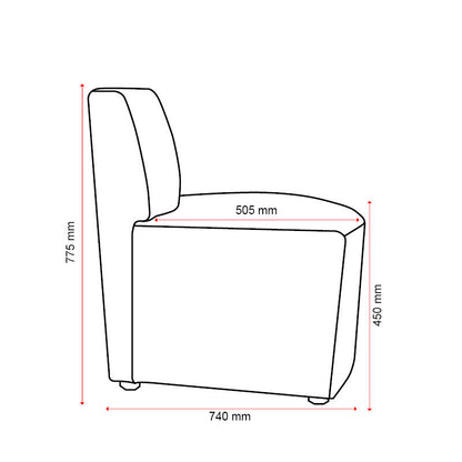 Konfurb Arco Series - Convex with back