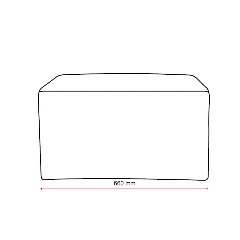 Konfurb Arco - Straight Ottoman
