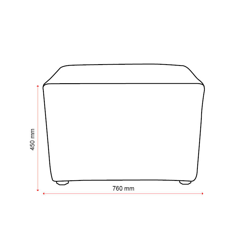 Konfurb Arco - Straight Ottoman