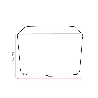 Konfurb Arco - Straight Ottoman