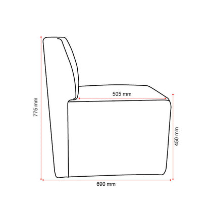 Konfurb Arco - Straight with back