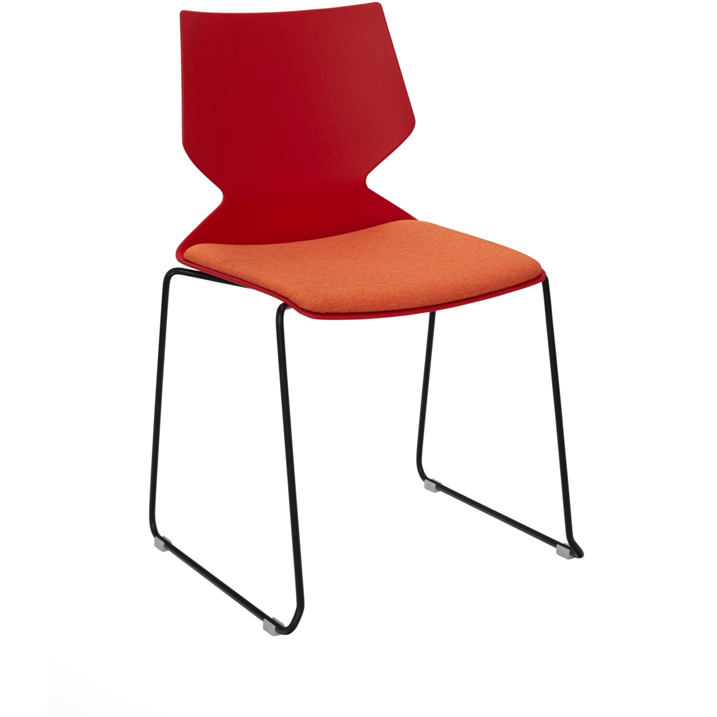 Konfurb Fly - Sled Base - Black Frame-Stackable seating-Smart Office Furniture