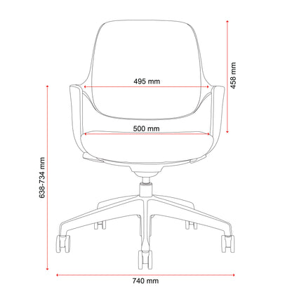 Konfurb Nara Chair Range w/ Arms