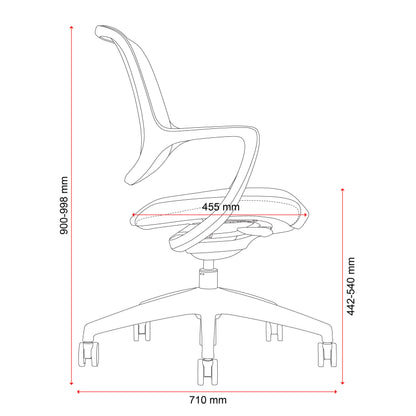 Konfurb Nara Chair Range w/ Arms