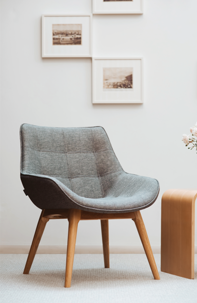 Konfurb Neo w/ Solid Wooden Legs