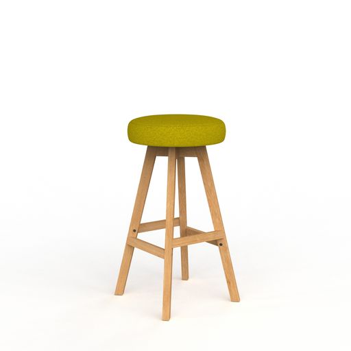 Luna Button Barstool-Table & Bar Stools-Smart Office Furniture