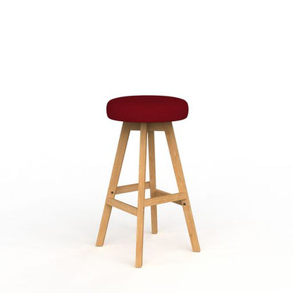 Luna Button Barstool-Table & Bar Stools-Smart Office Furniture