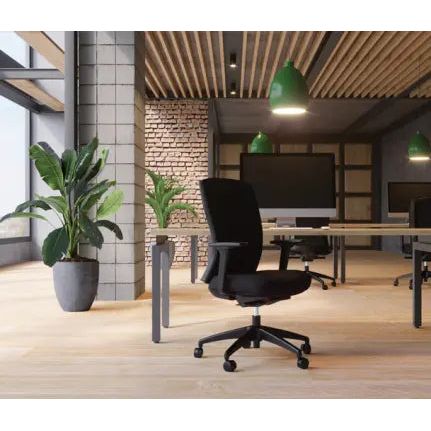 Mentor Upholstered Back Chair - Nylon Base