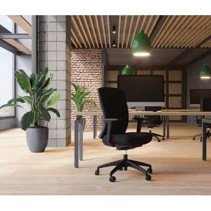 Mentor Upholstered Back Chair - Nylon Base
