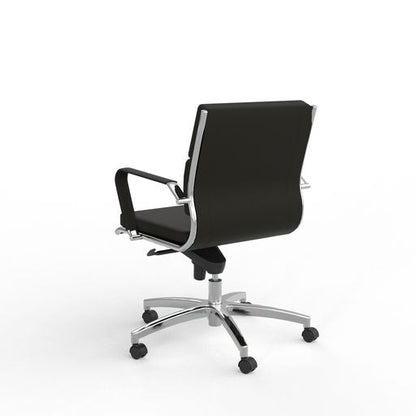 Moda Mid Back Leather Executive Chair-Executive Chair-Smart Office Furniture