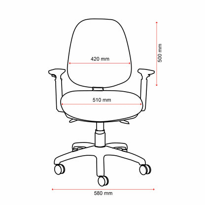 Mondo Java 3 Lever High Back Chair