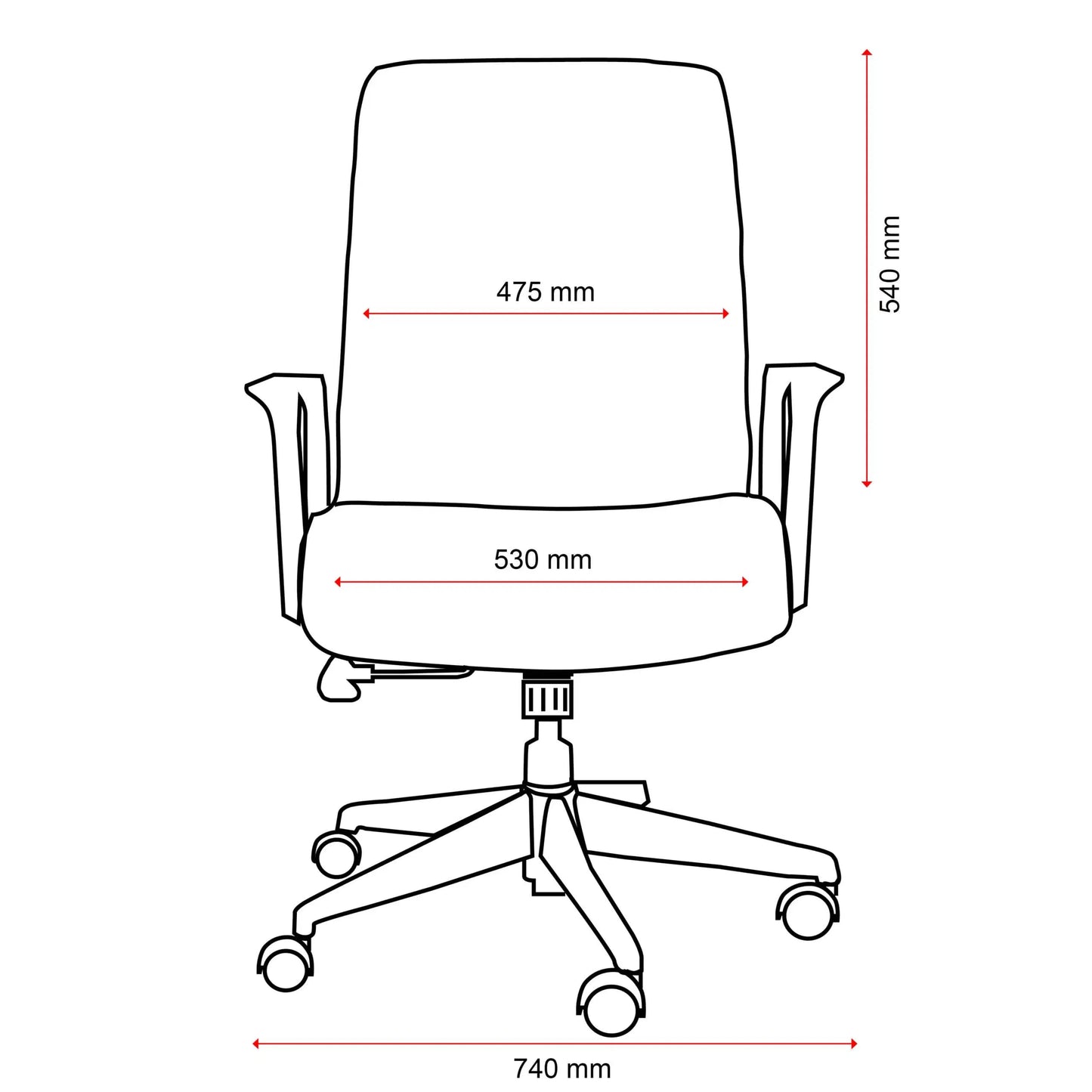 Mondo Plato Chair w/ Arms