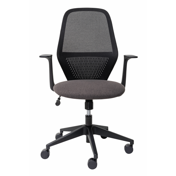 Mondo Soho - Black Mesh Back Chair w/ Arms