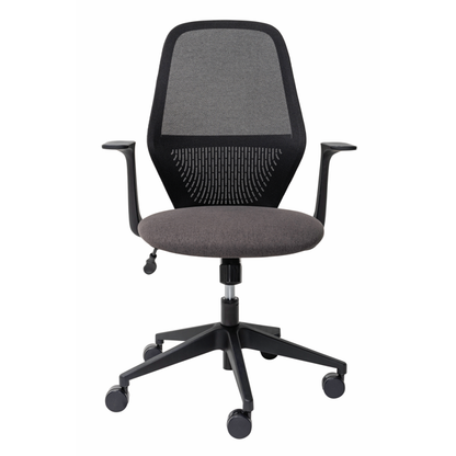 Mondo Soho - Black Mesh Back Chair w/ Arms