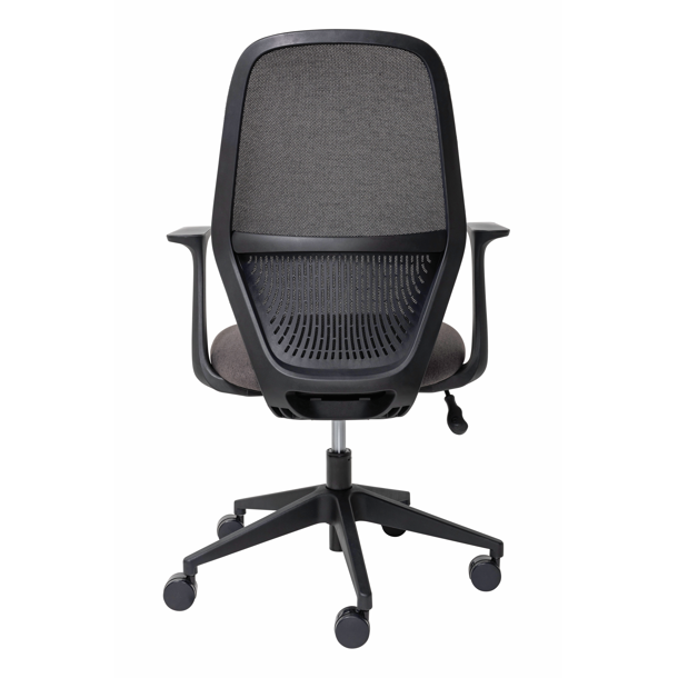 Mondo Soho - Black Mesh Back Chair w/ Arms