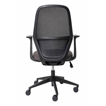 Mondo Soho - Black Mesh Back Chair w/ Arms