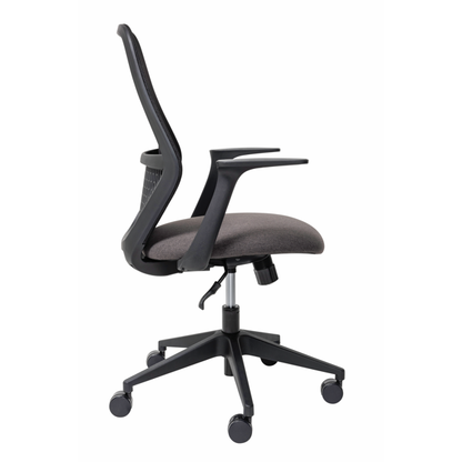 Mondo Soho - Black Mesh Back Chair w/ Arms