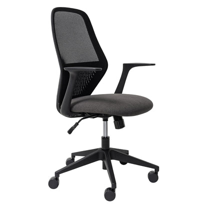 Mondo Soho - Black Mesh Back Chair w/ Arms