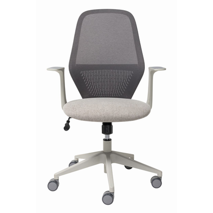 Mondo Soho - Grey Mesh Back Chair w/ Arms