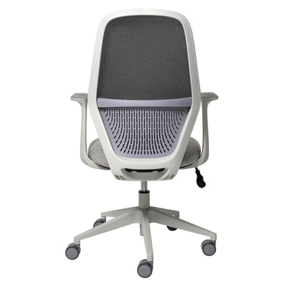 Mondo Soho - Grey Mesh Back Chair w/ Arms