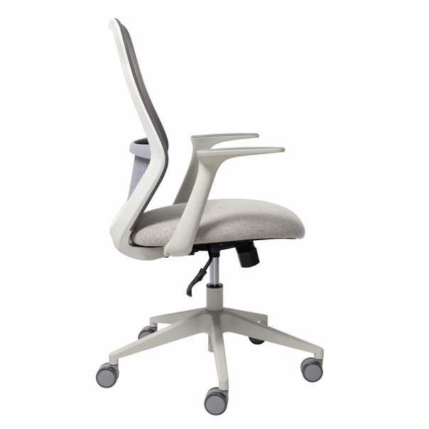 Mondo Soho - Grey Mesh Back Chair w/ Arms