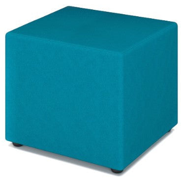 Ottoman 450 Cube - Synthetic Fabric-Ottoman-Smart Office Furniture