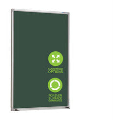 Porcelain Green Chalkboard 1220 x 1200-Whiteboards and Visual Screens-Smart Office Furniture