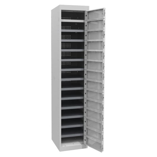 Notebook Locker Precision Laptop Locker 14 Tier - Individual Doors – Smart Office Furniture