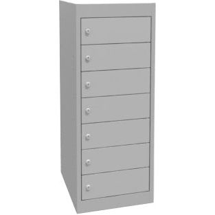 Precision Laptop Locker 7 Tier - Individual Doors