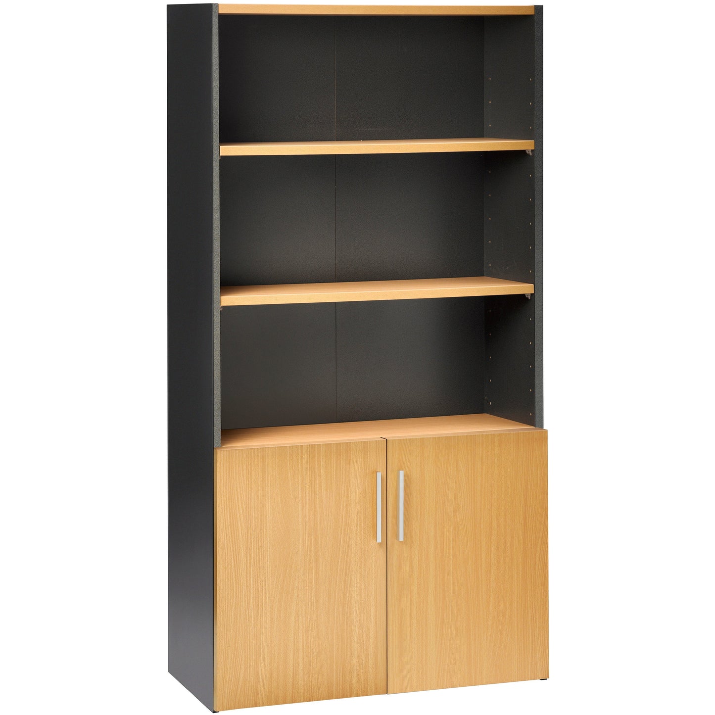Pulse Wall Case Cupboard - Beech-Cupboard-Smart Office Furniture