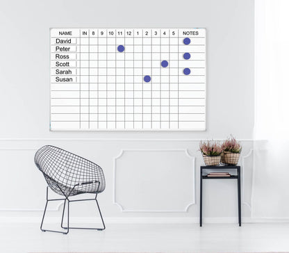 Staff Indicator Whiteboards