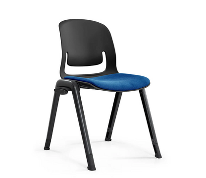 Sylex Black Pallete 4-Leg Aluminium Chair (Indent)