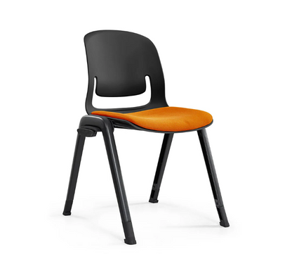 Sylex Black Pallete 4-Leg Aluminium Chair (Indent)