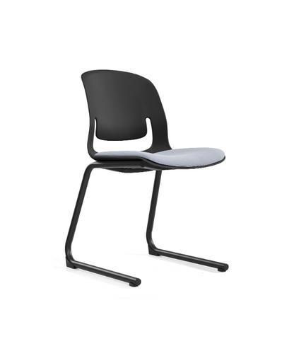Sylex Black Pallete Cantilever Steel Chair (Indent)