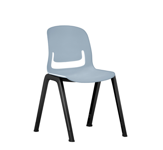Sylex Grey Pallete 4-Leg Aluminium Chair (Indent)