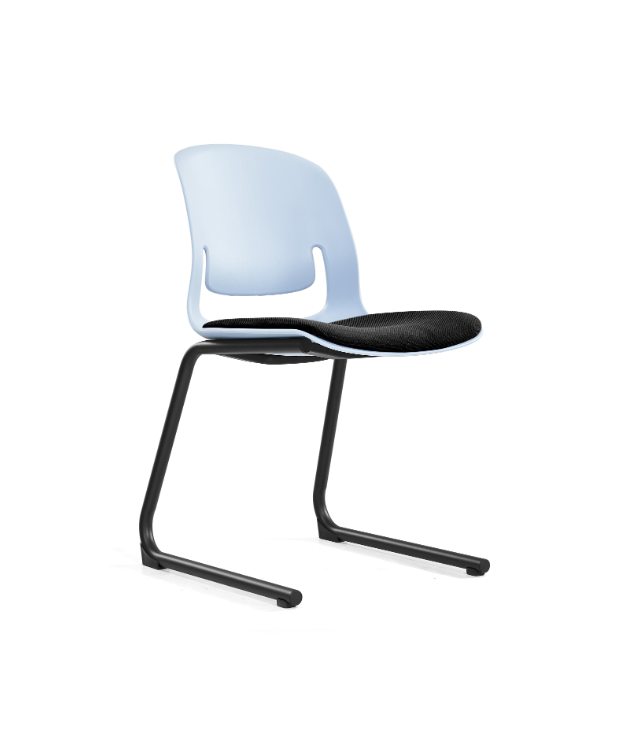 Sylex Grey Pallete Cantilever Steel Chair (Indent)