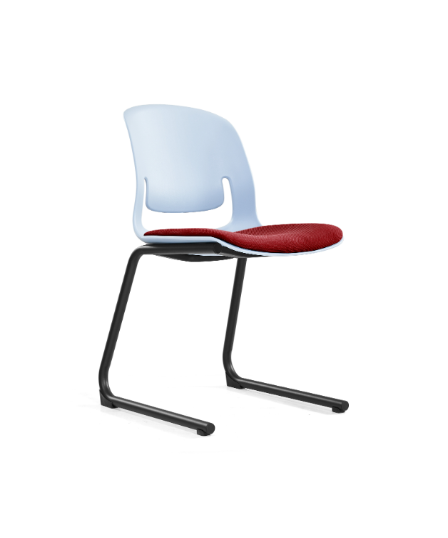 Sylex Grey Pallete Cantilever Steel Chair (Indent)