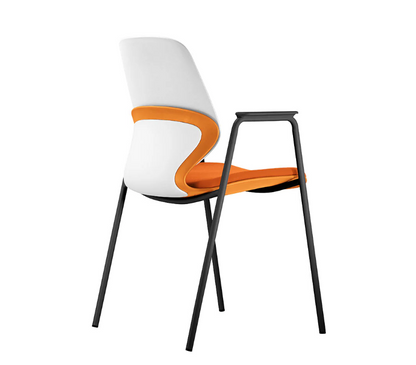 Sylex Kaleido 4-Leg Steel Chair w/Arms (Indent)