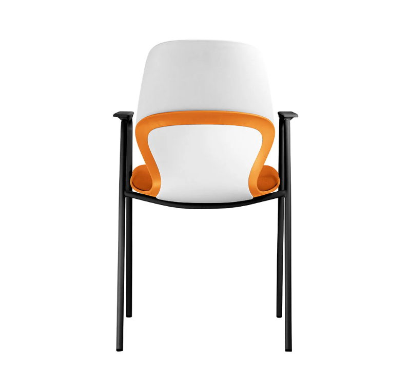 Sylex Kaleido 4-Leg Steel Chair w/Arms (Indent)