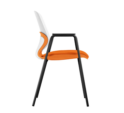 Sylex Kaleido 4-Leg Steel Chair w/Arms (Indent)