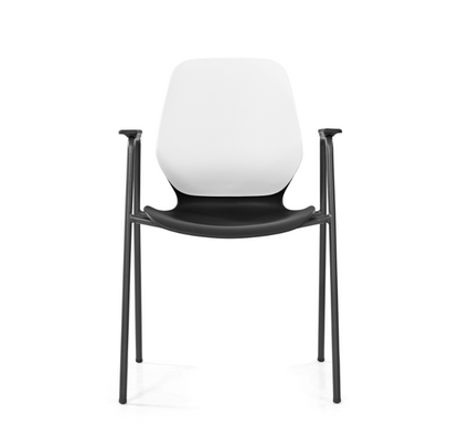 Sylex Kaleido 4-Leg Steel Chair w/Arms (Indent)